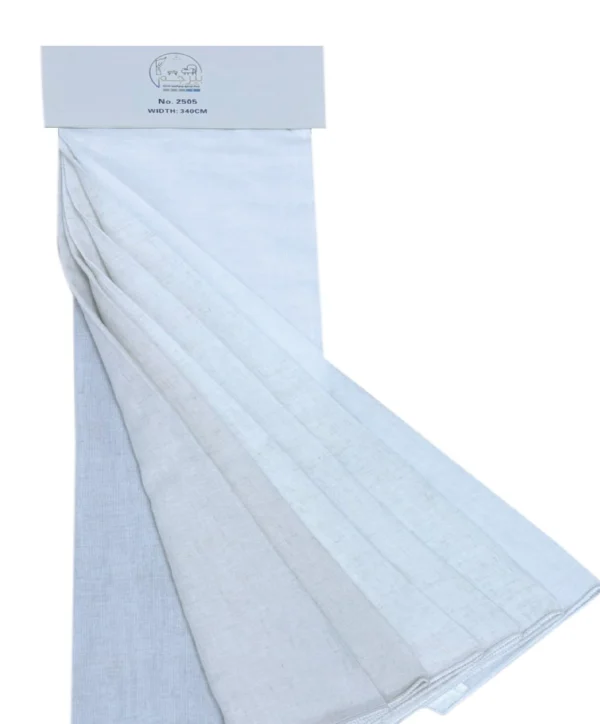 2505 (2) لينون شيفون من الكتان الطبيعي(2505) 7الوان