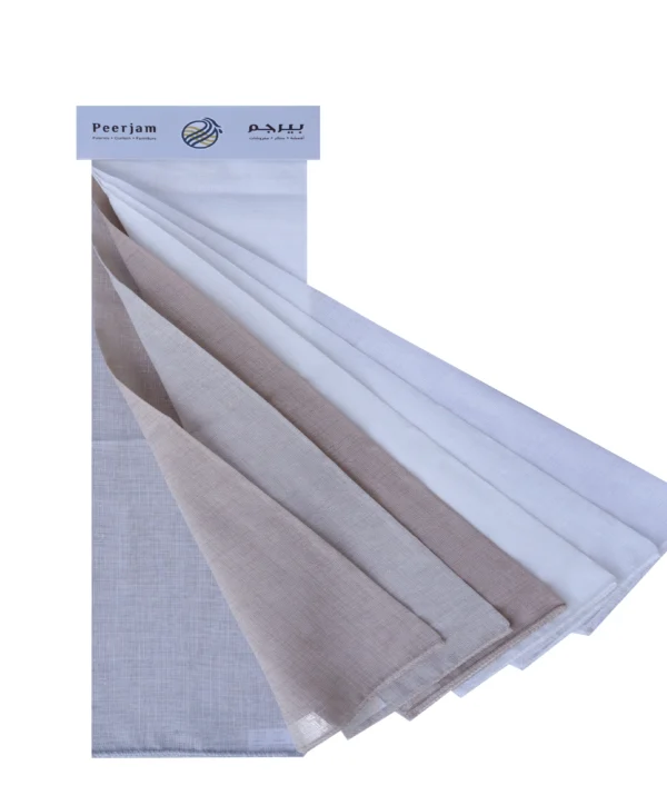 2514 (3) لينون شيفون من الكتان الطبيعي(2514) 7الوان