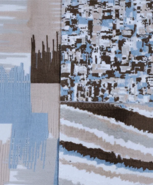 2521 (3) قماش مخمل ملون محفور عالي الجودة والفخامة (2521) 17لون