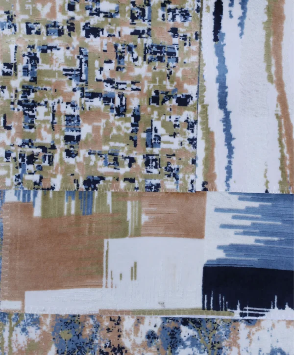 2521 (4) قماش مخمل ملون محفور عالي الجودة والفخامة (2521) 17لون