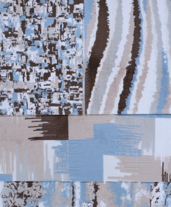 2521 (5) قماش مخمل ملون محفور عالي الجودة والفخامة (2521) 17لون